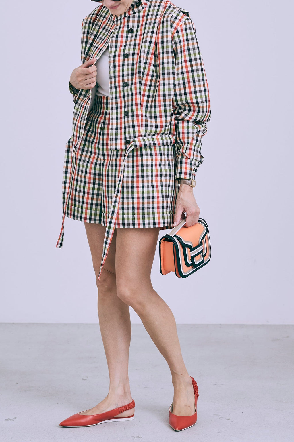 【PRE ORDER】Bloom blouson-Original check pattern-