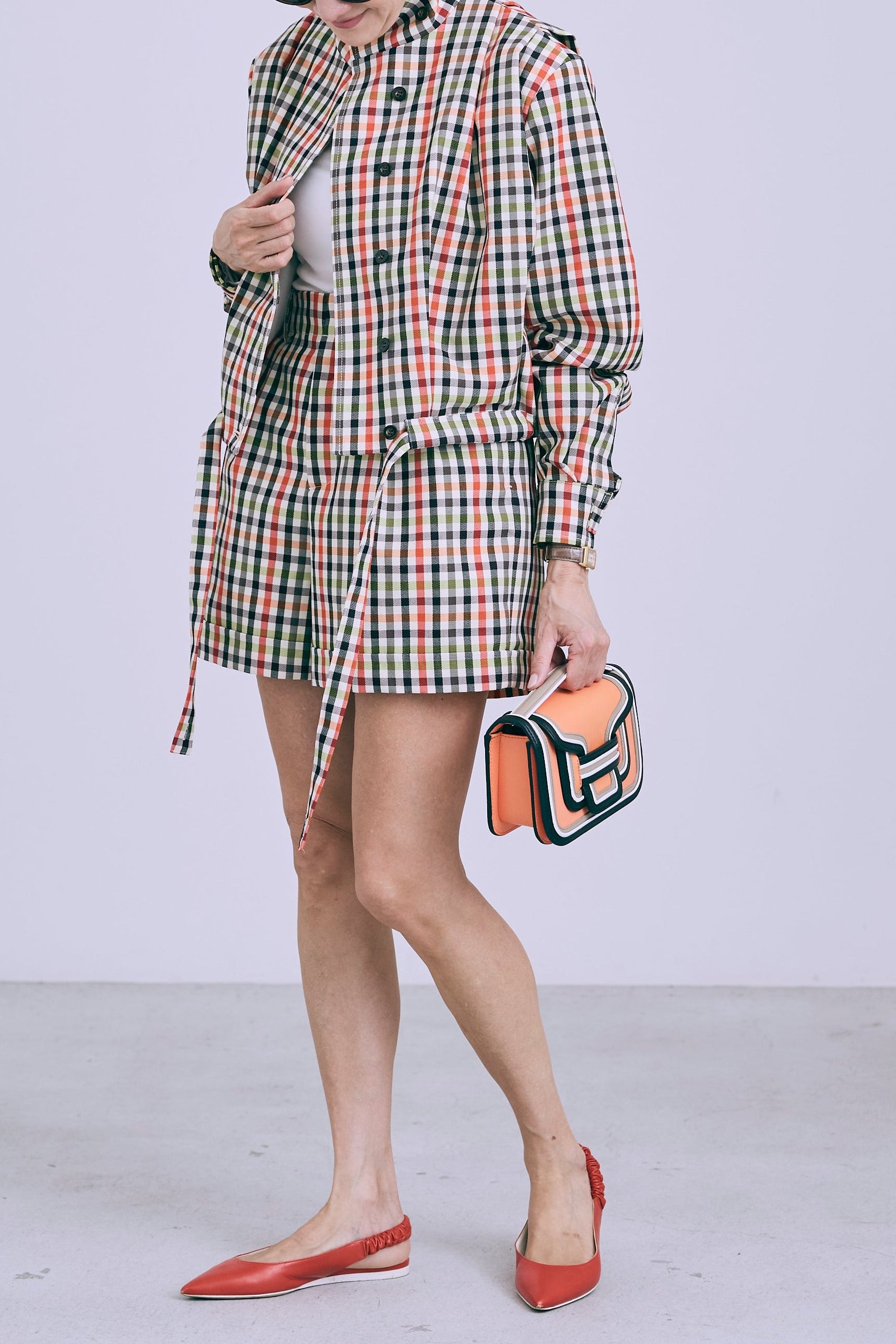 【PRE ORDER】Bloom blouson-Original check pattern-