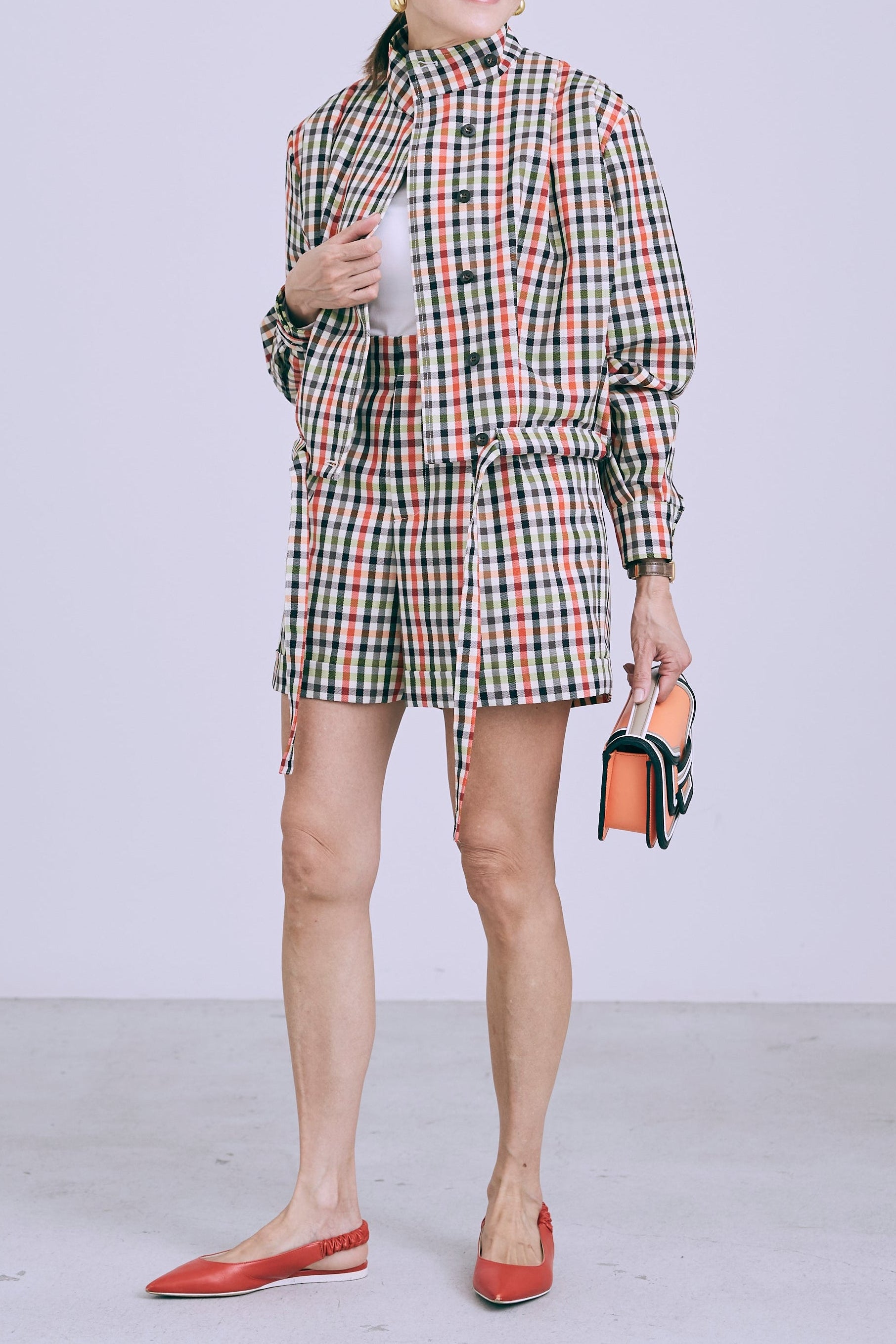 【PRE ORDER】Bloom blouson-Original check pattern-
