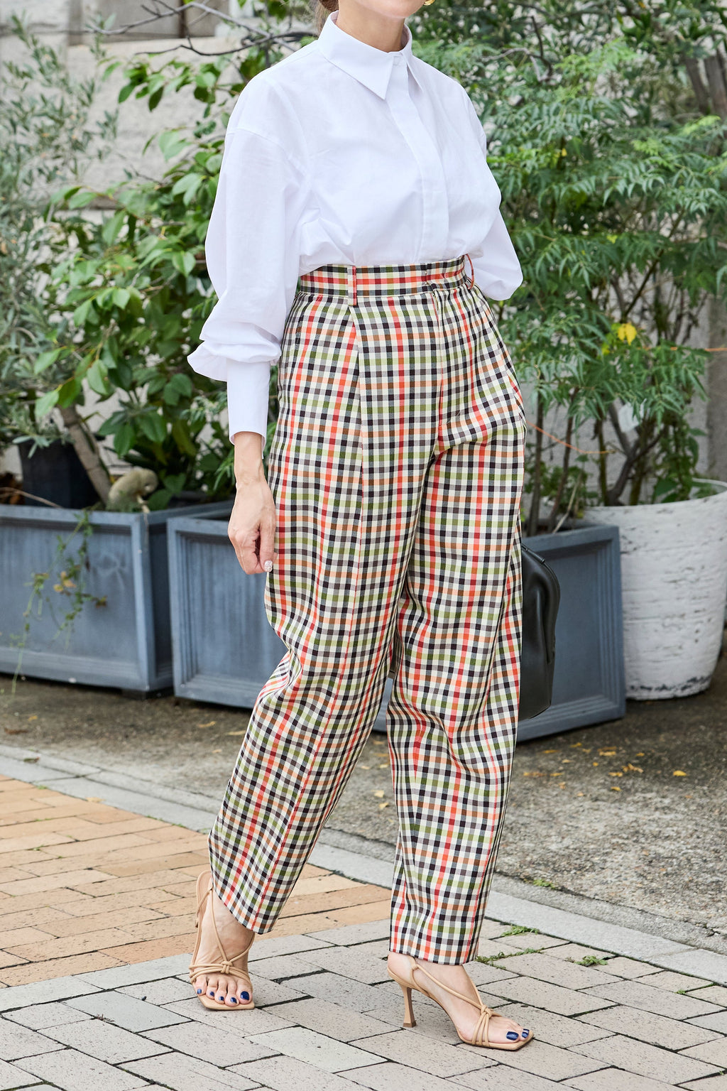 【PRE ORDER】Statement pants -Original check pattern-