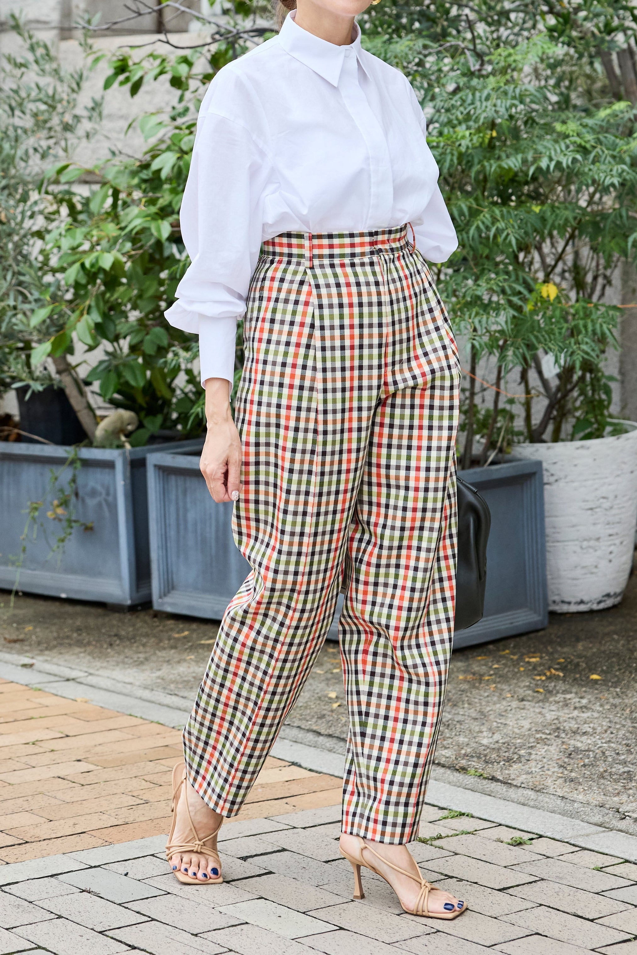 【PRE ORDER】Statement pants -Original check pattern-