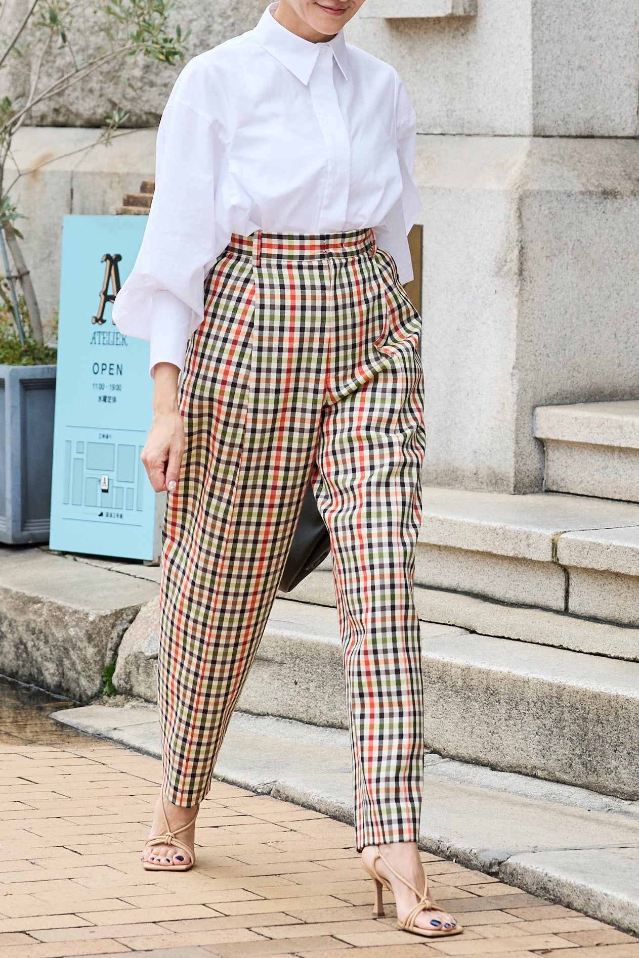 【PRE ORDER】Statement pants -Original check pattern-