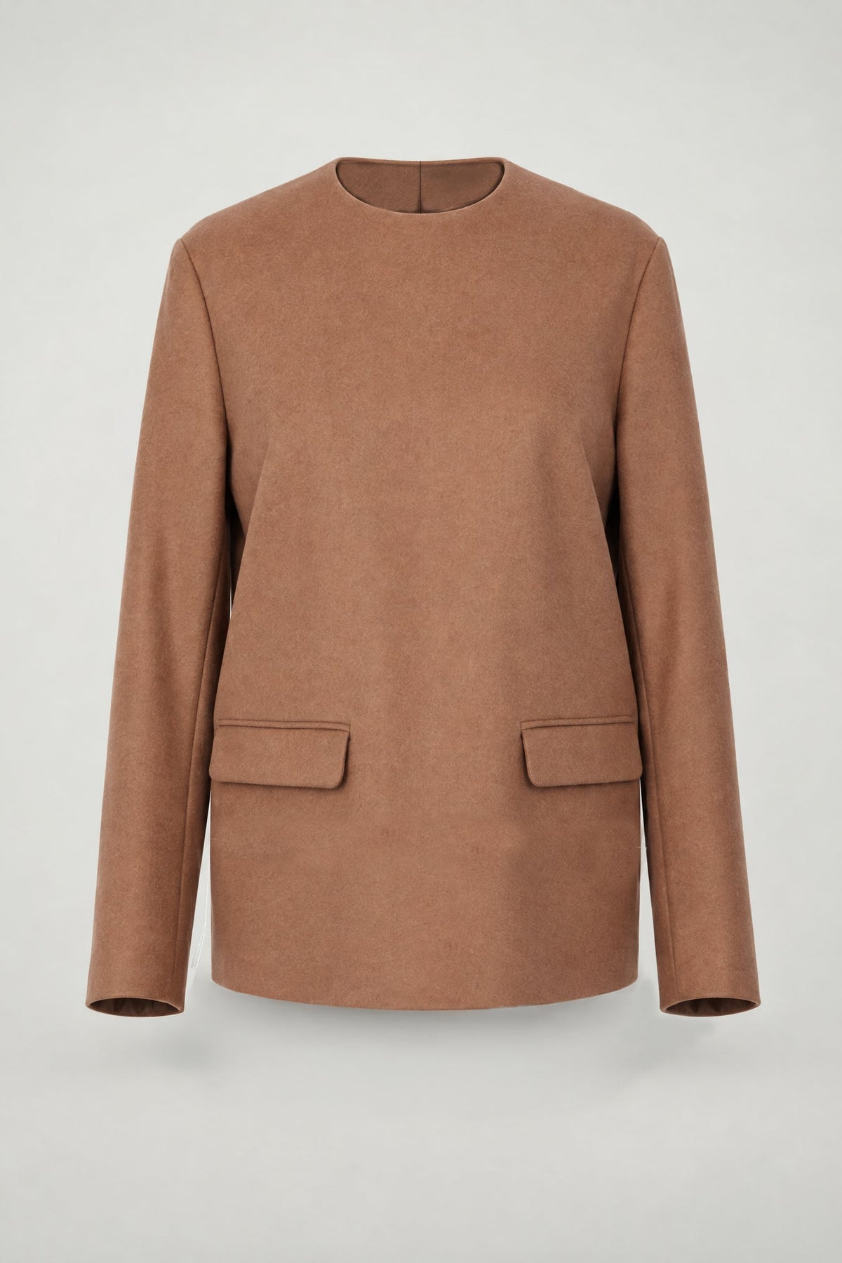Wool Melton Lady Long Top