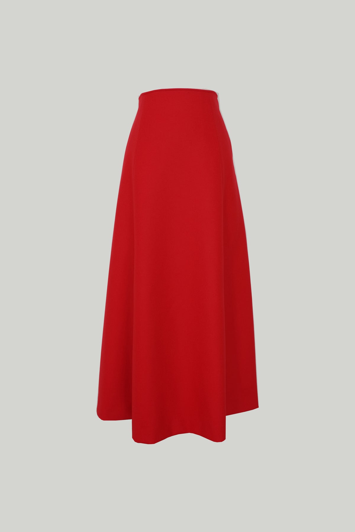 Wool Melton Lady Skirt Full