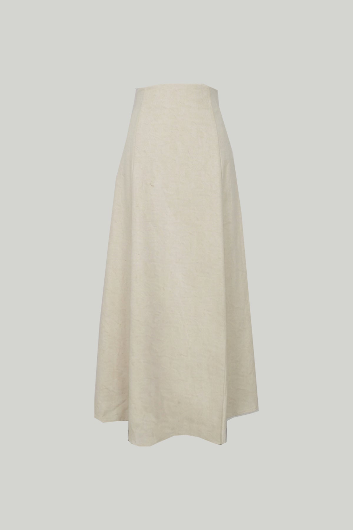 Wool Melton Lady Skirt Full