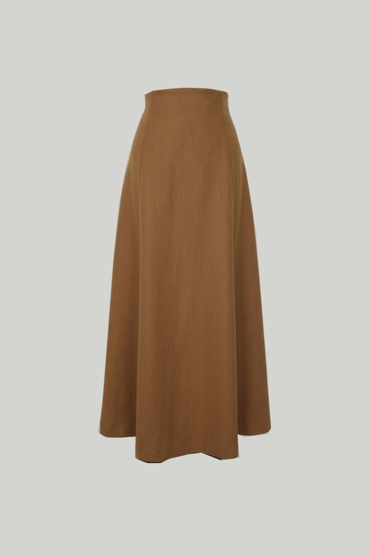 Wool Melton Lady Skirt Full