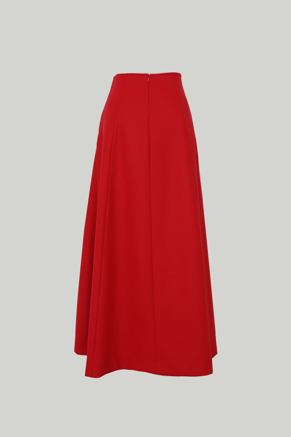 Wool Melton Lady Skirt Full