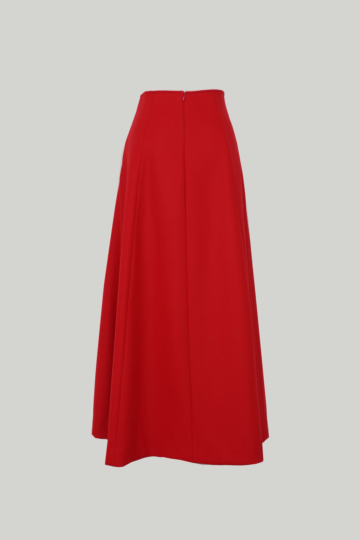 Wool Melton Lady Skirt Full