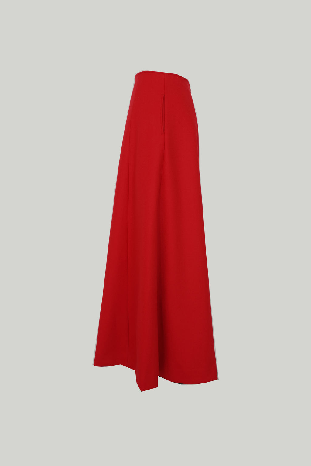 Wool Melton Lady Skirt Full