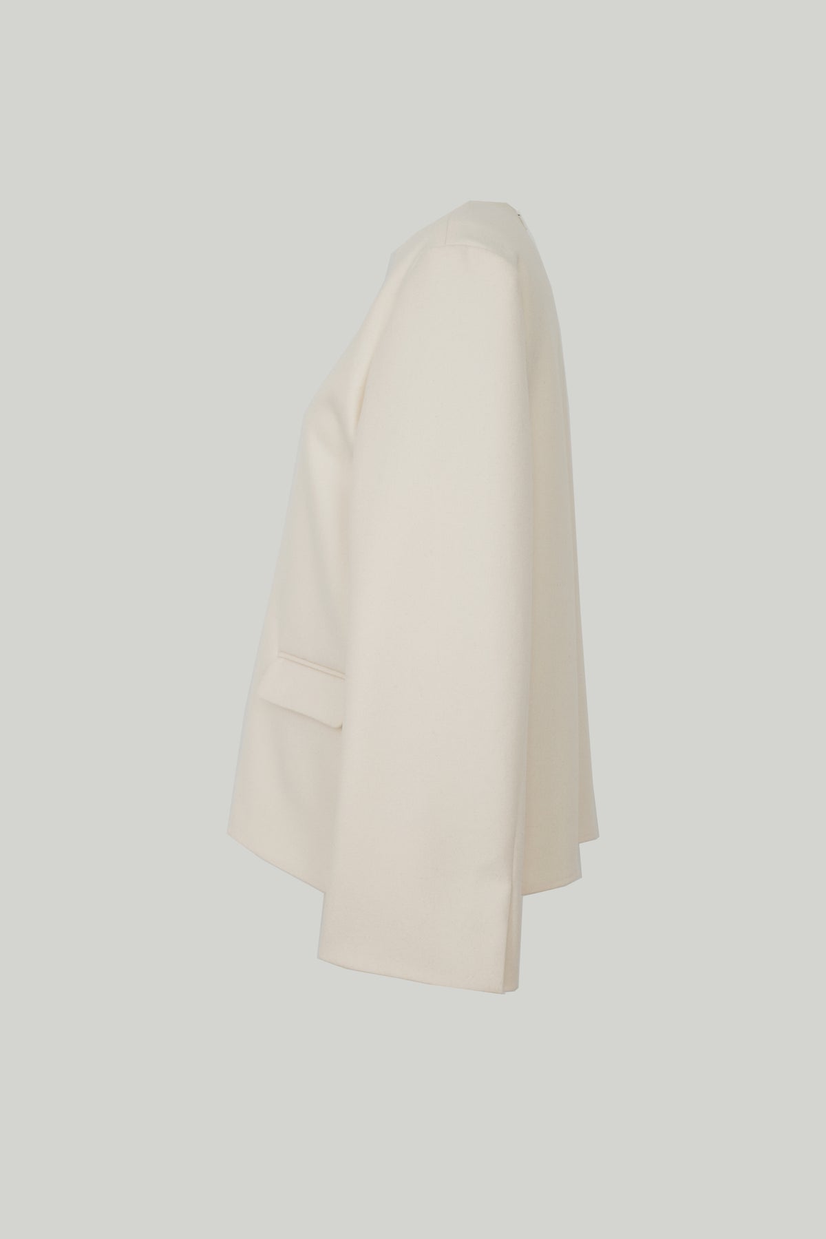 Wool Melton Lady Long Top