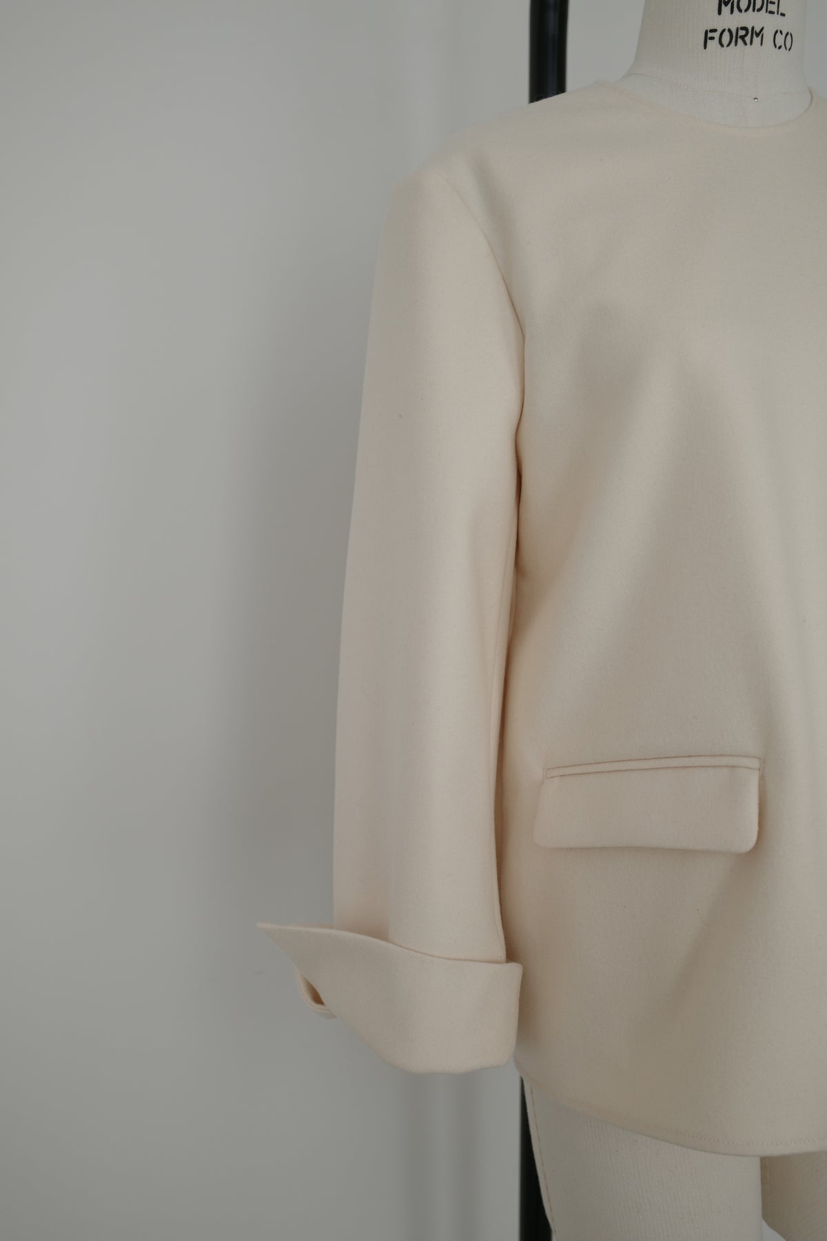 Wool Melton Lady Long Top