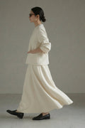 Wool Melton Lady Skirt Full
