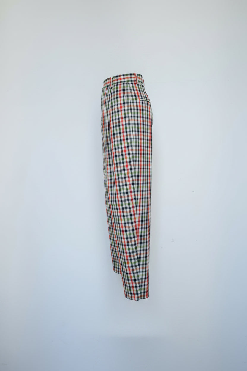 【PRE ORDER】Statement pants -Original check pattern-