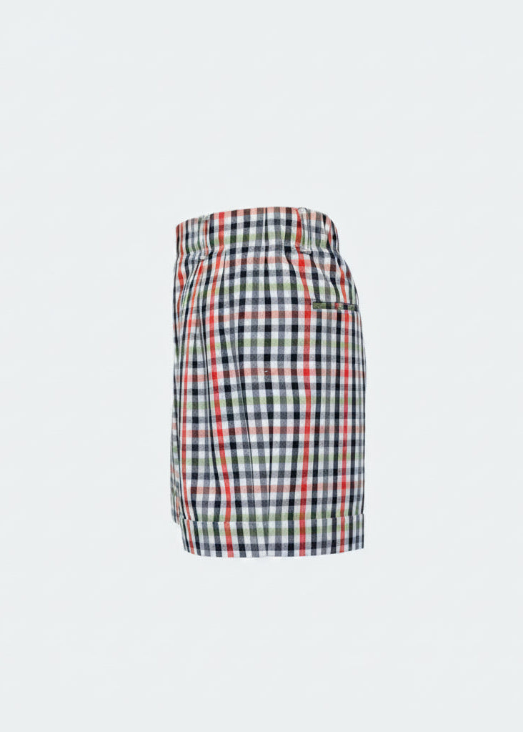 【PRE ORDER】Statement pants short -Original check pattern-