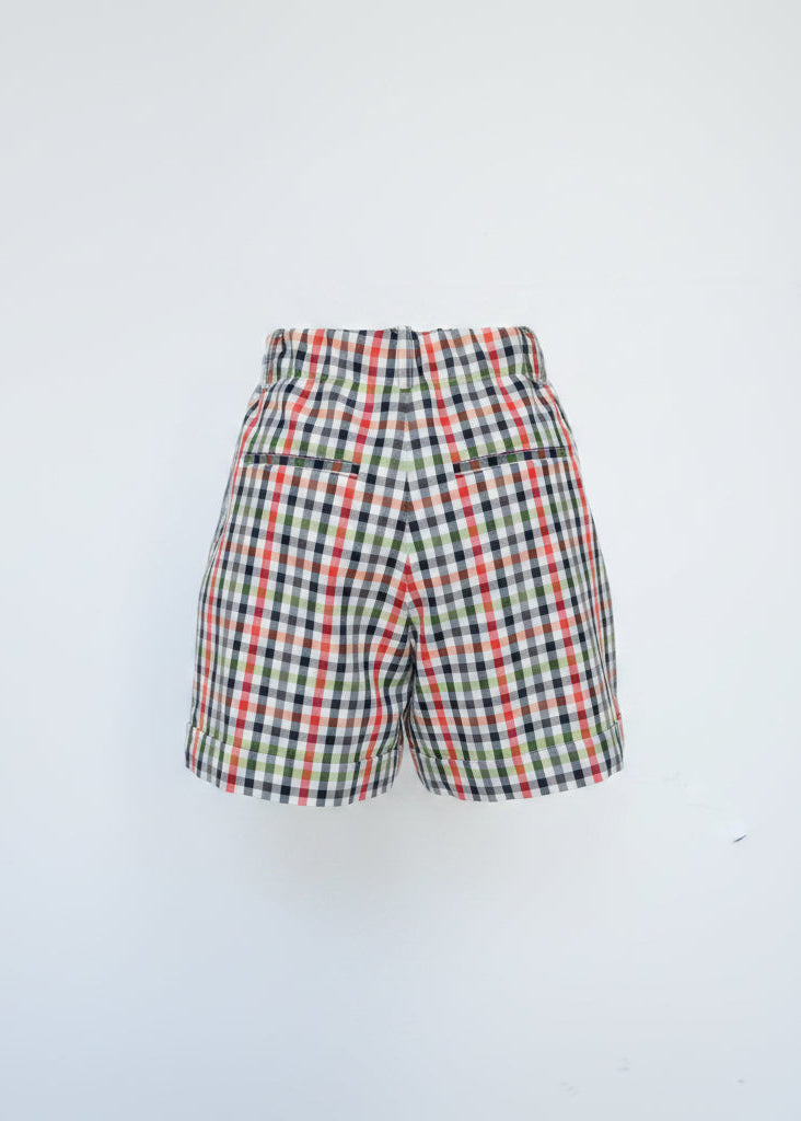 【PRE ORDER】Statement pants short -Original check pattern-