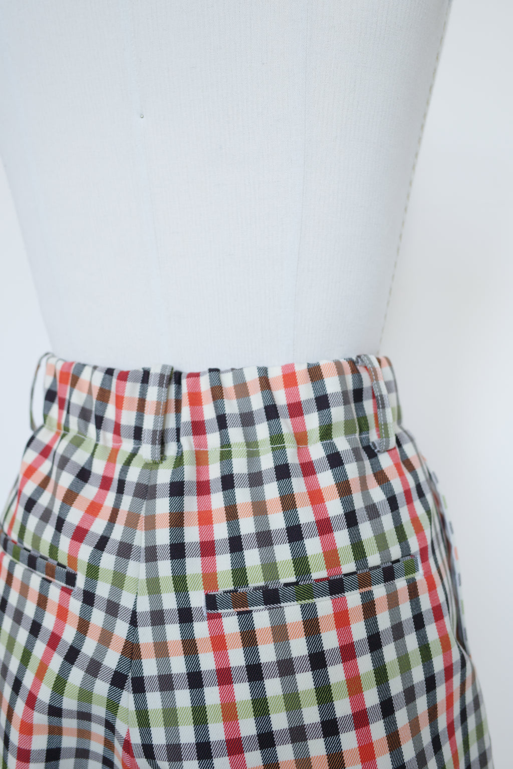 【PRE ORDER】Statement pants short -Original check pattern-