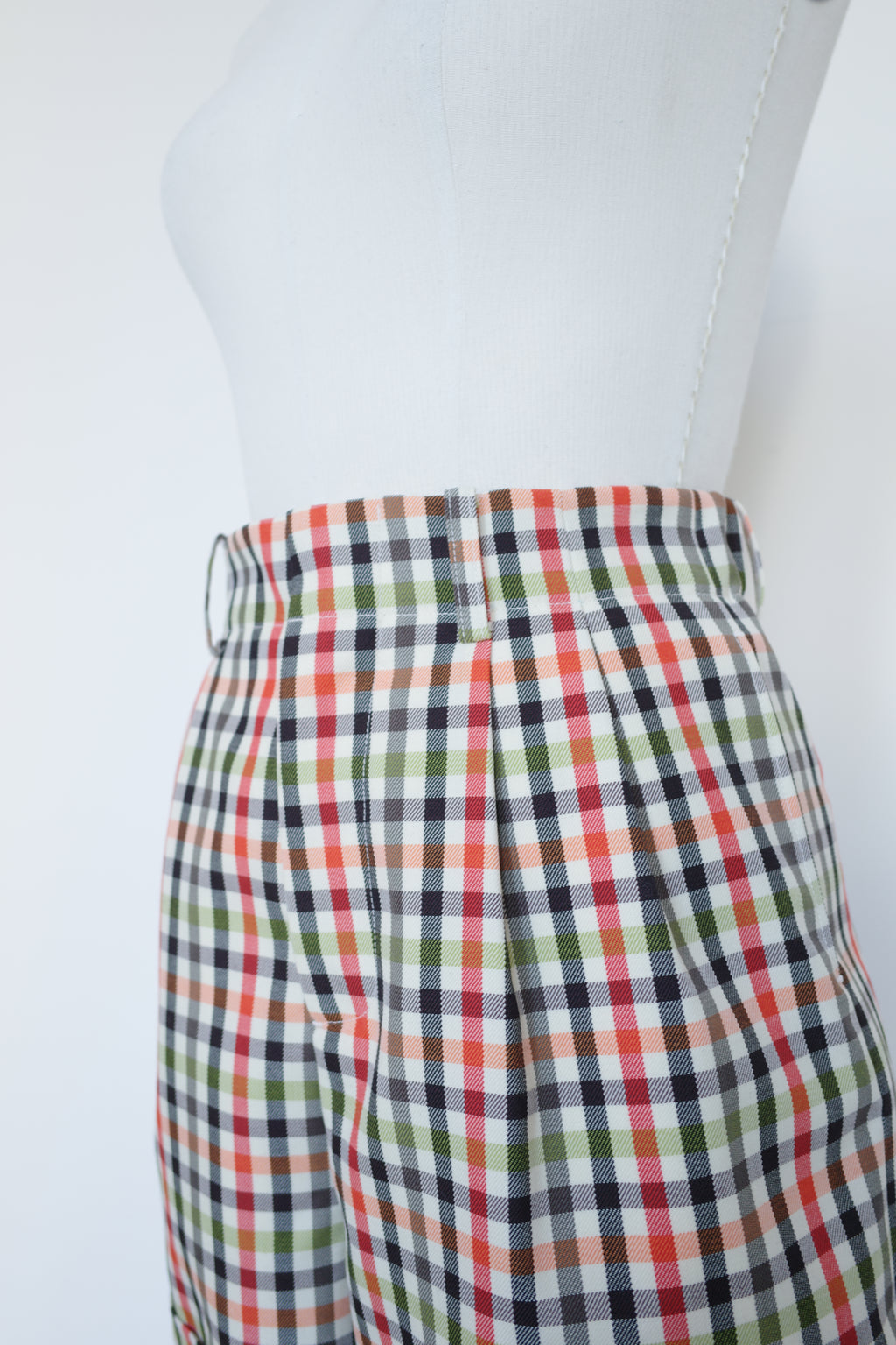 【PRE ORDER】Statement pants short -Original check pattern-
