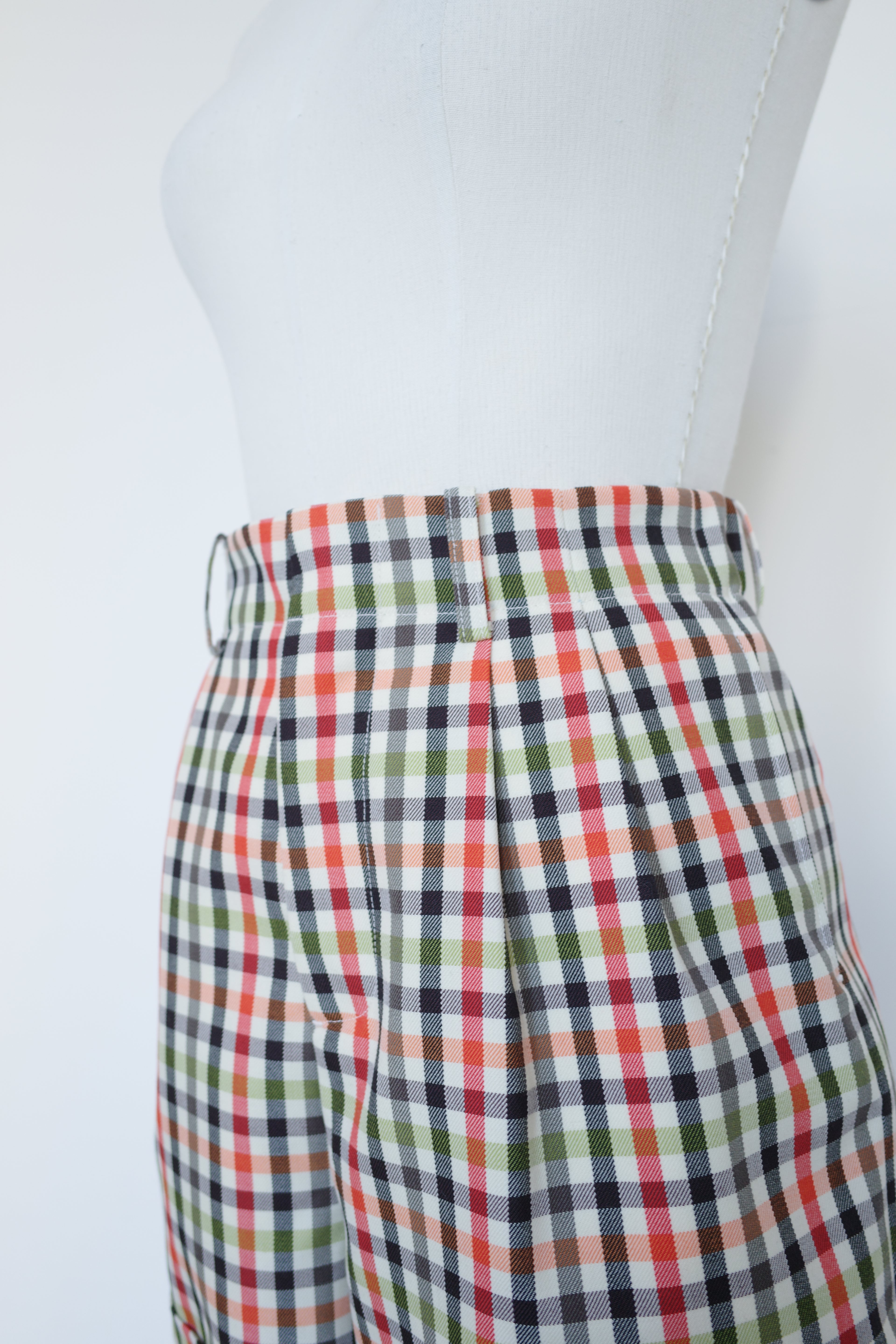 【PRE ORDER】Statement pants short -Original check pattern-