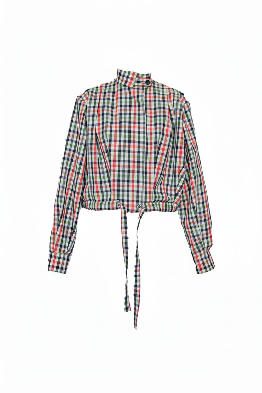【PRE ORDER】Bloom blouson-Original check pattern-