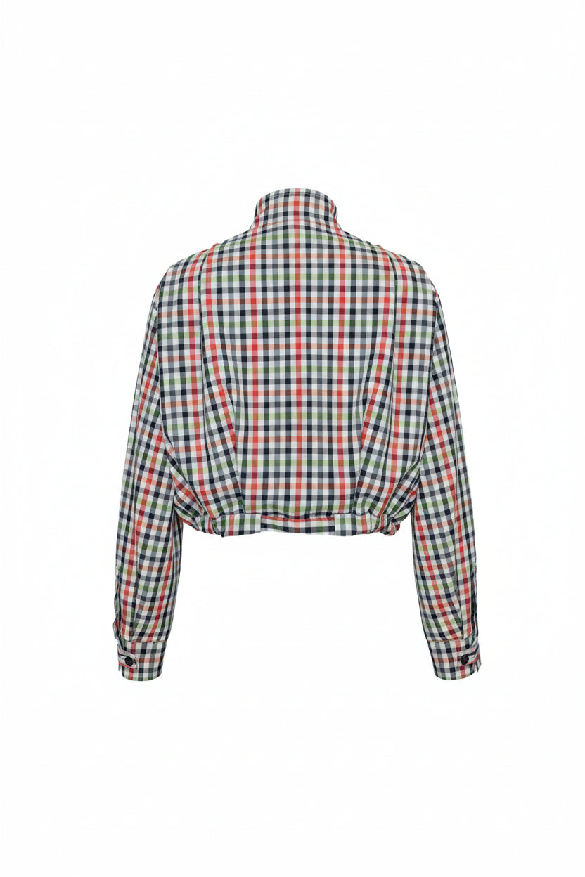 【PRE ORDER】Bloom blouson-Original check pattern-