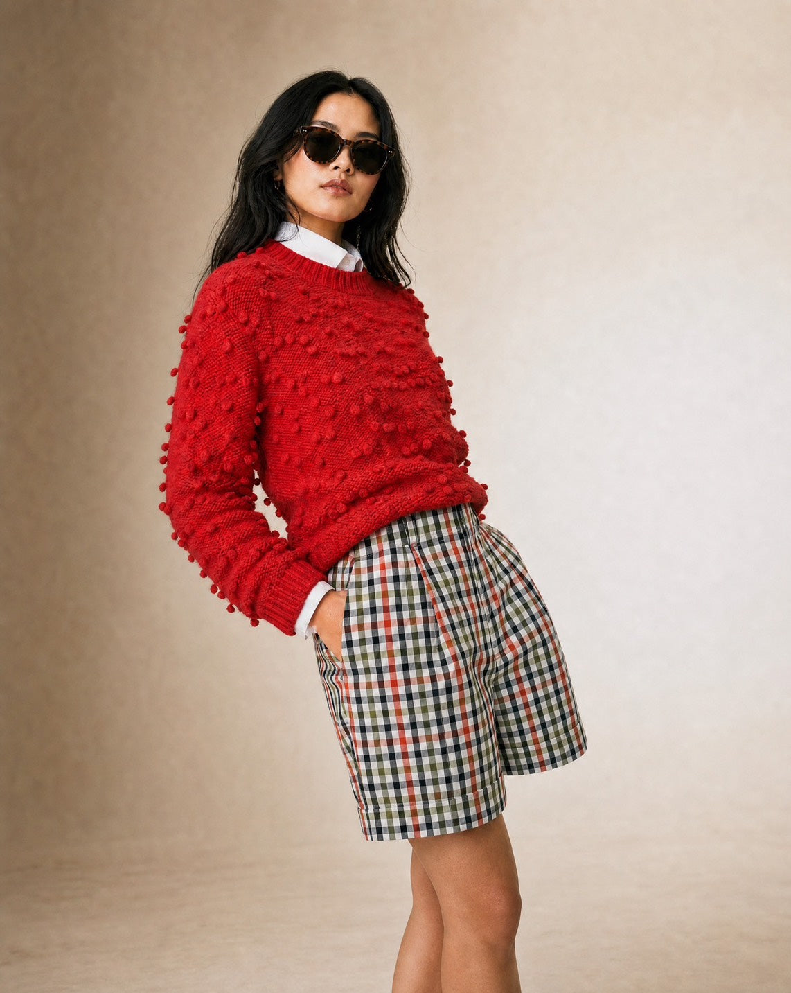 【PRE ORDER】Bloom blouson-Original check pattern-
