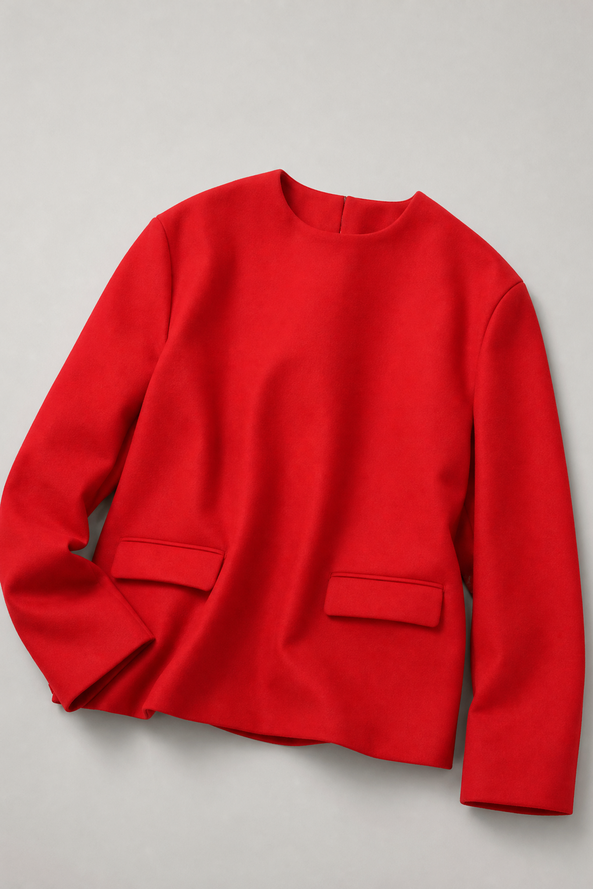 Wool Melton Lady Long Top